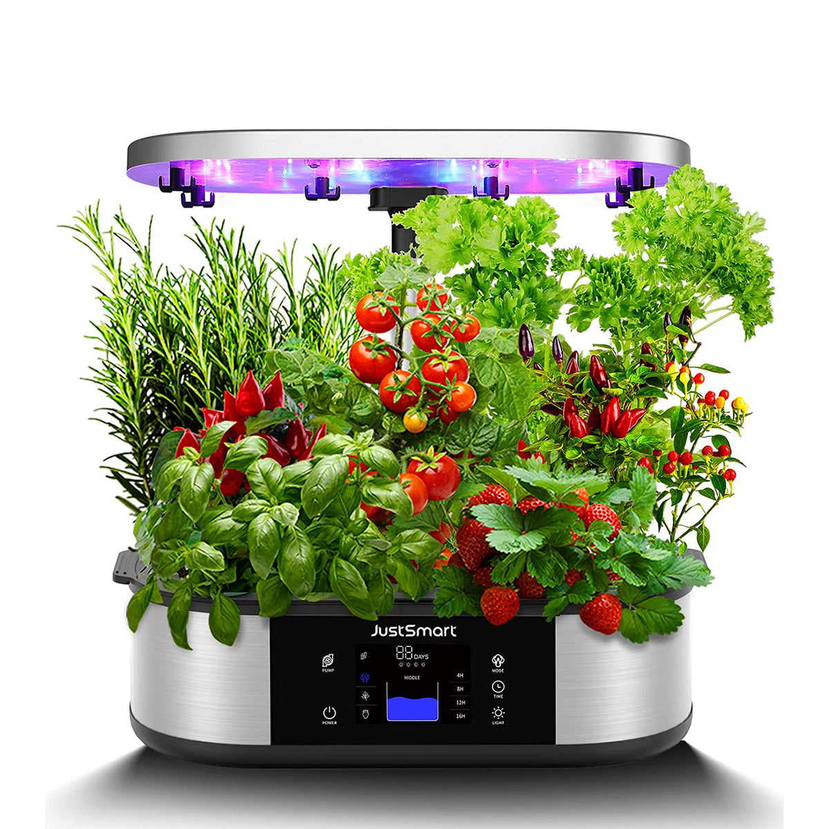 JustSmart Garden GS1 Lite - 12 Pods Hydroponics Growing System